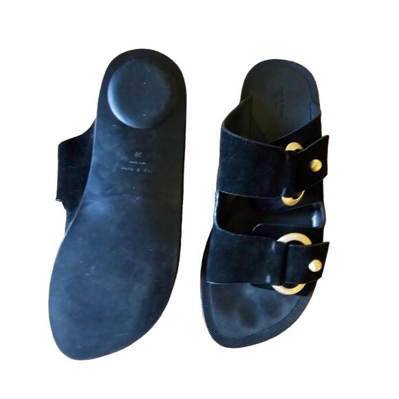 Rag &‎ Bone Avost Sandal Black Leather 38 - Picture 6 of 6